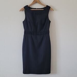 Talbots Black Wool Sleeveless Dress Size 4